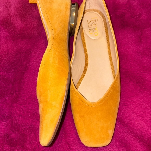 Franco Sarto Women's Sunny Yellow Flats - Picture 2 of 7